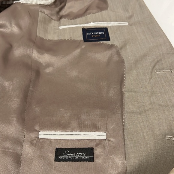 Vintage Oversized Blazer Tan MADE IN CANADA - Picture 5 of 15